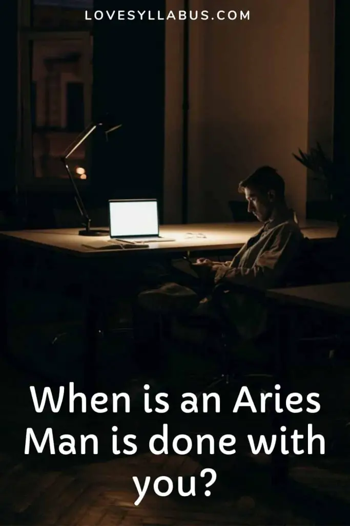 Aries Man Becoming Distant