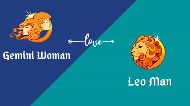 gemini man and leo woman