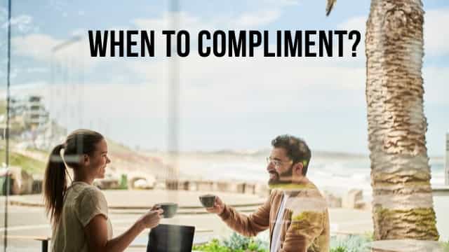 handle situations with compliments