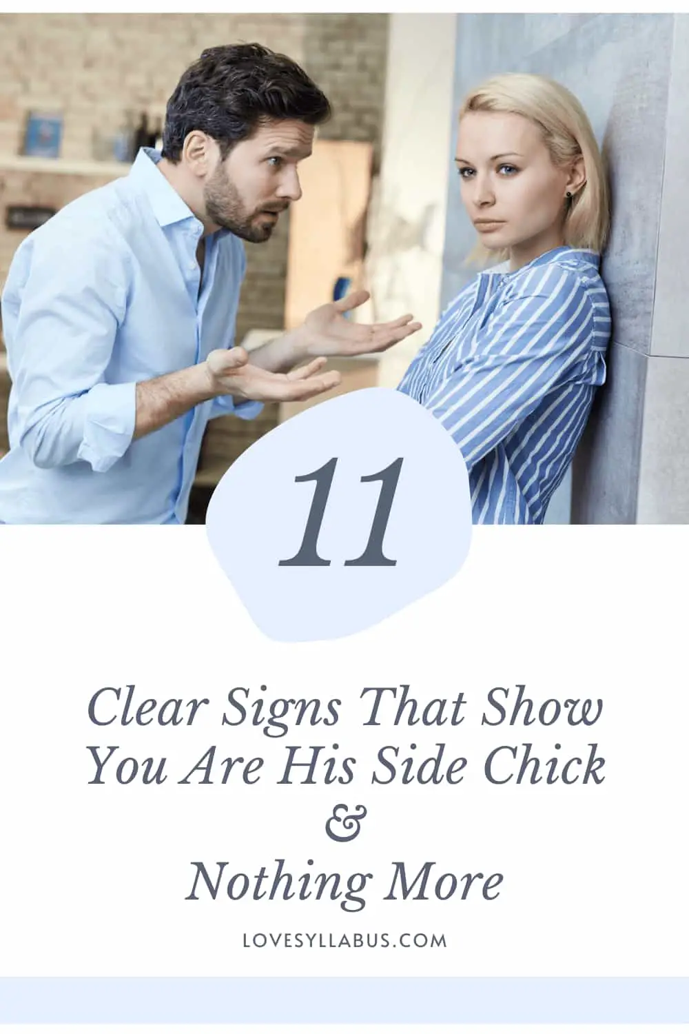 11 Clear Signs That Show You Are His Side Chick & Nothing More