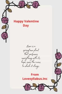 valentine day email for office