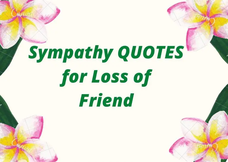 Sympathy quotes for Loss of Friend