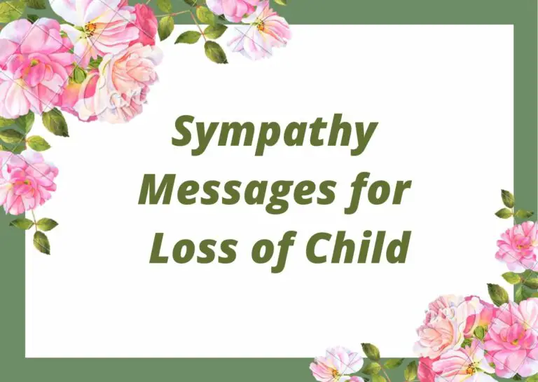 60+ Sympathy Messages for the Loss of a Child
