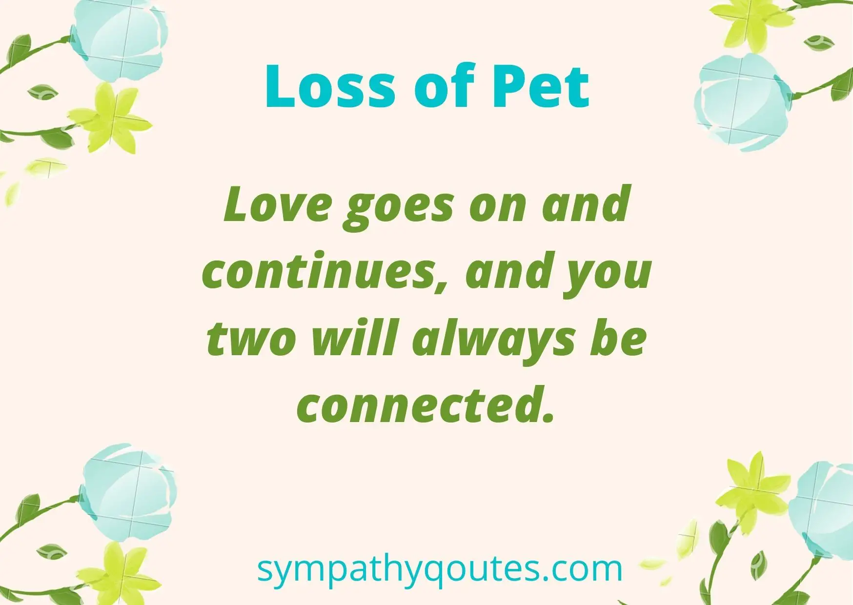  Sympathy Messages for Loss of Pet