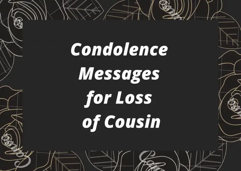 60+ Condolence Messages for the Loss of a Cousin