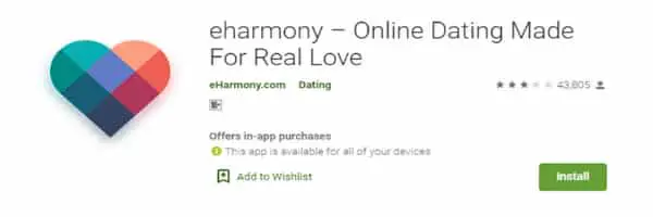 eharmony dating app