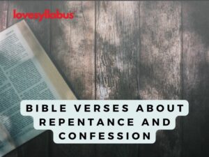 Bible Verses About Repentance And Confession | Love Syllabus